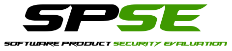 SPSE Software Product Security Evaluation