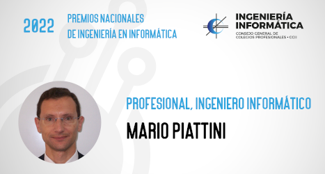 Mario Piattini galardonado por el CCII en los Premios Nacionales de Ingeniería en Informática