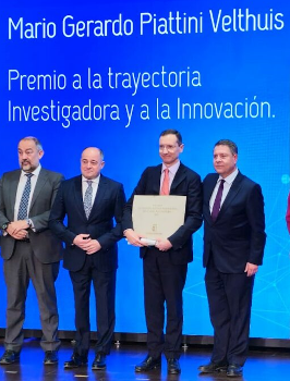 Mario Piattini galardonado en los premios a la Investigación e Innovación 2022 de Castilla-La Mancha