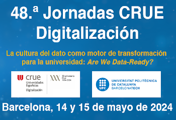 48ª Jornadas Sectorial CRUE Digitalización