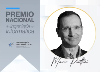 Mario Piattini galardonado por el CCII en los Premios Nacionales de Ingeniería en Informática
